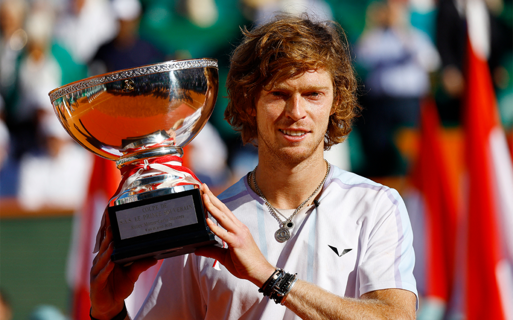Montecarlo: Rublev remonta para conquistar el primer Masters 1.000 de su carrera