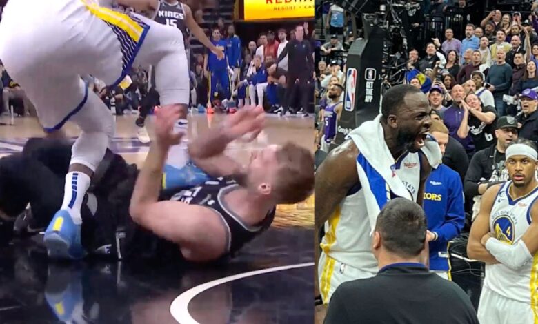 NBA Playoffs: Suspenden a Draymond Green por pisar en el pecho a Sabonis