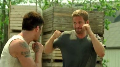 Paul Walker fighting in Brick Mansions