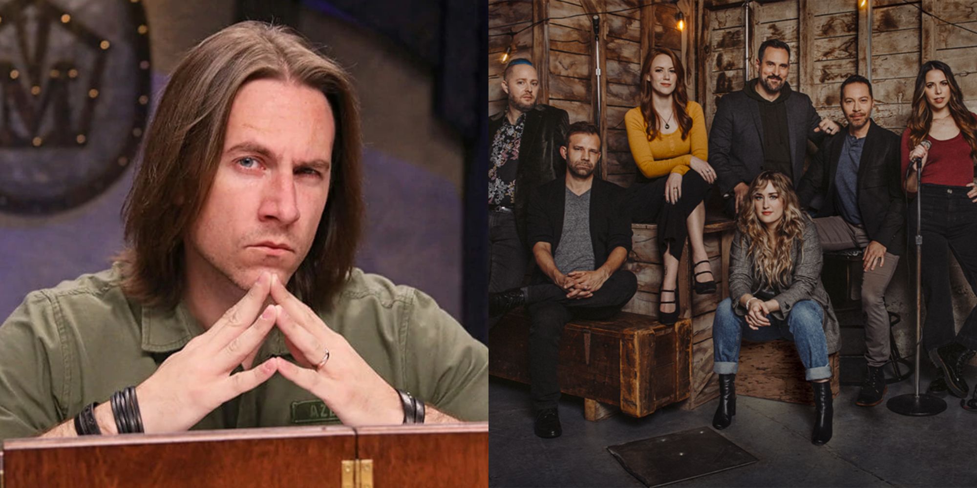 Split image of Matt Mercer and the cast of Critical Role