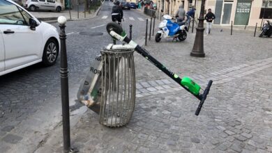 París vota abrumadoramente para prohibir los e-scooters compartidos
