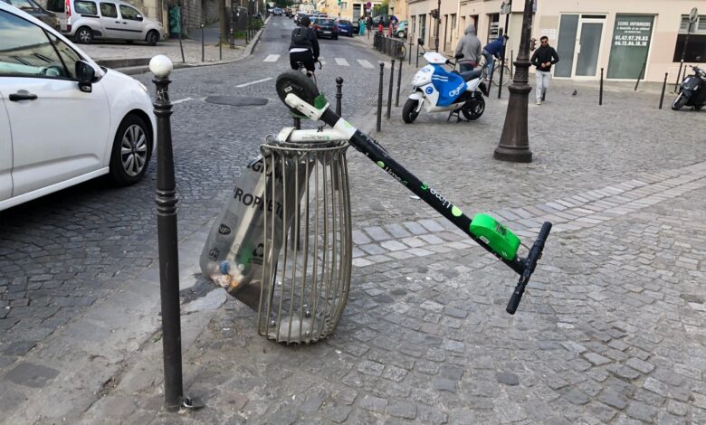 París vota abrumadoramente para prohibir los e-scooters compartidos