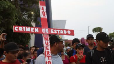 Parte ‘viacrucis’ migratorio con 5,000 migrantes desde Chiapas