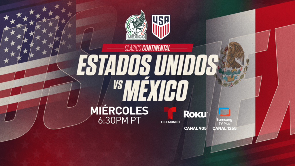 Partido de fútbol entre Estados Unidos y México: ¿Cómo ver la previa del clásico continental?