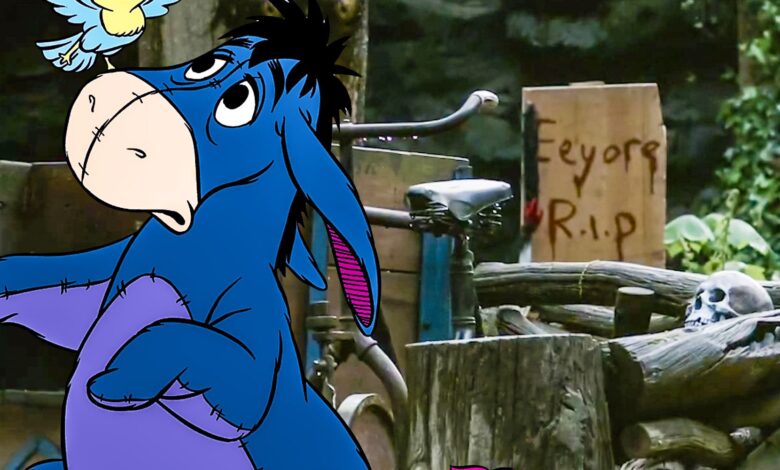Winnie the pooh blood and honey eeyore