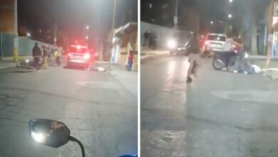 Puebla: Queda inconsciente durante pelea y lo atropellan con moto | Video