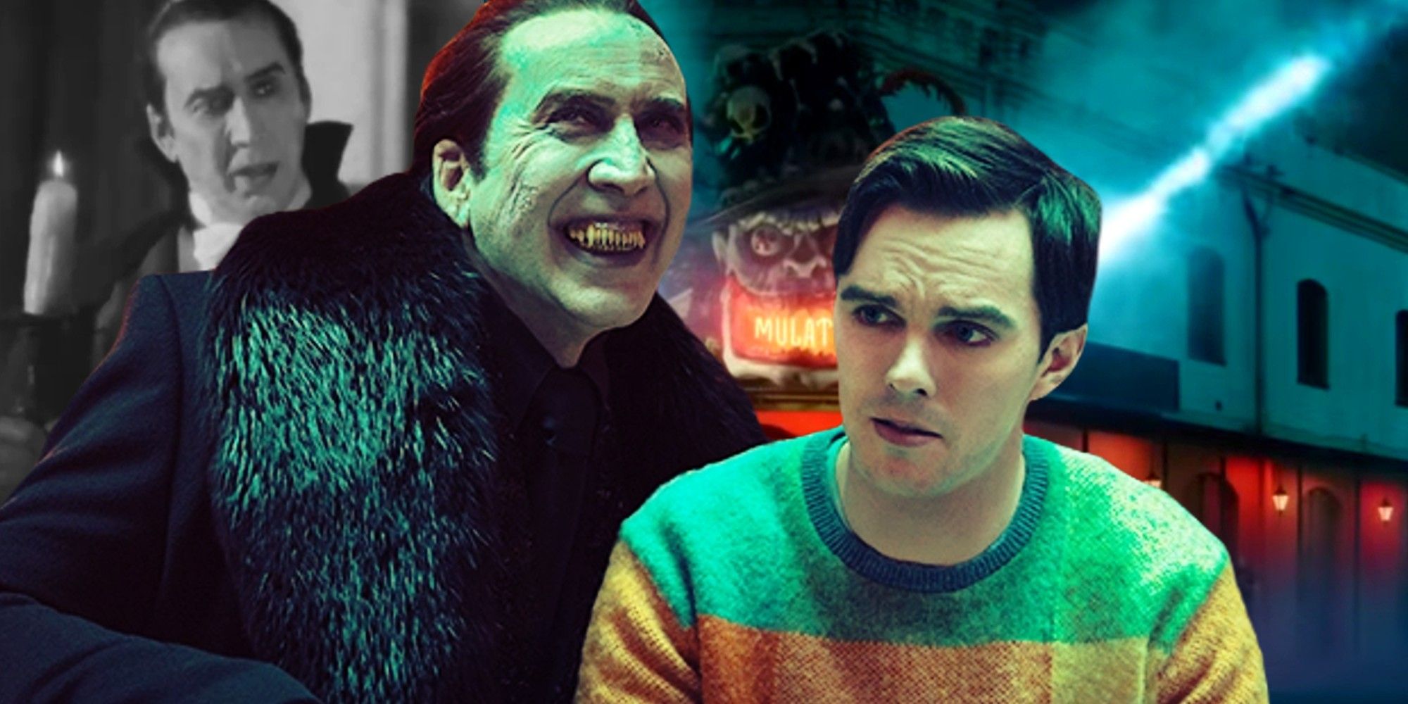 Nicolas Cage an Nicholas Hoult in Renfield