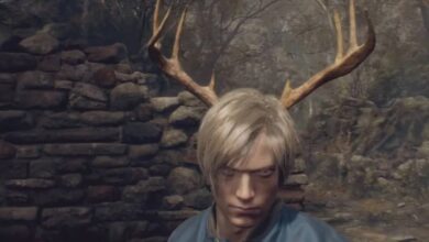 Resident Evil 4 Remake Deer Antlers Accessory that Increases Knife Damage
