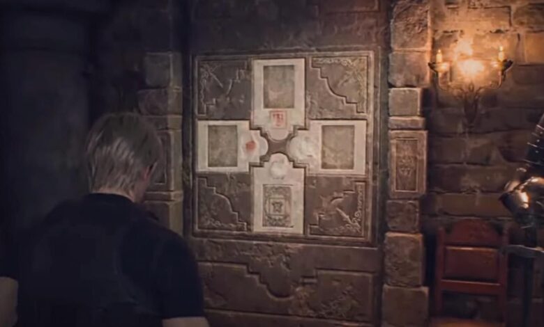 Resident Evil 4 Remake Bindery Lithographic Stones Puzzle Solution