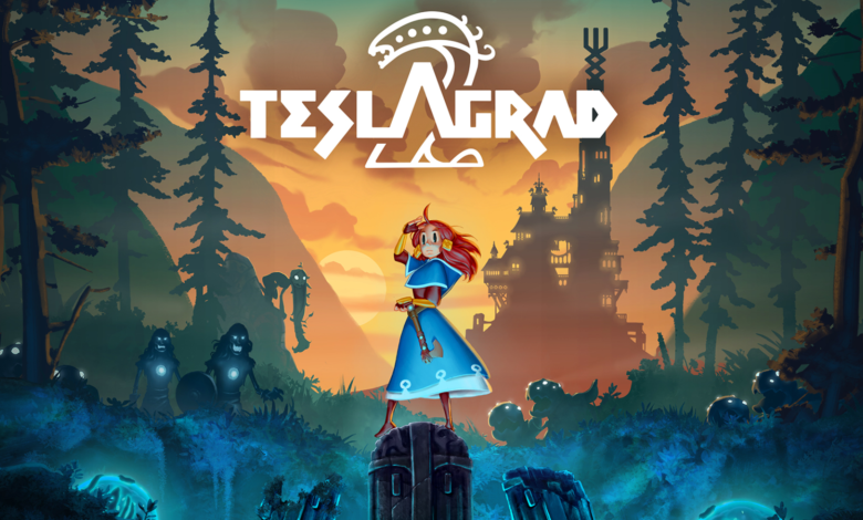 Teslagrad 2 Review key art and title