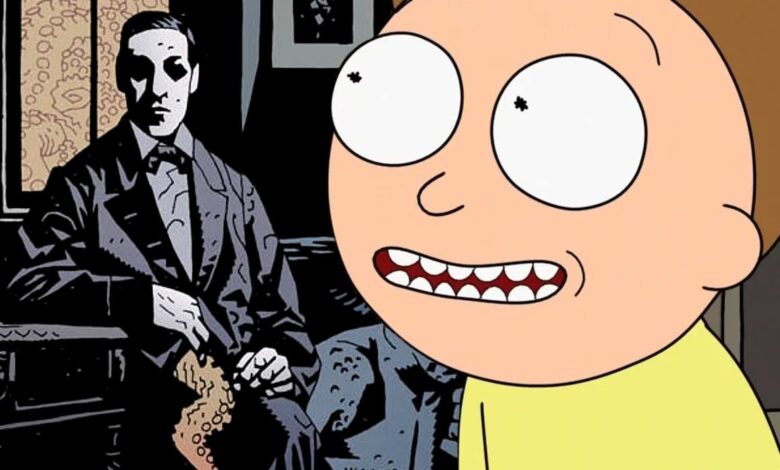 rick and morty h.p. lovecraft