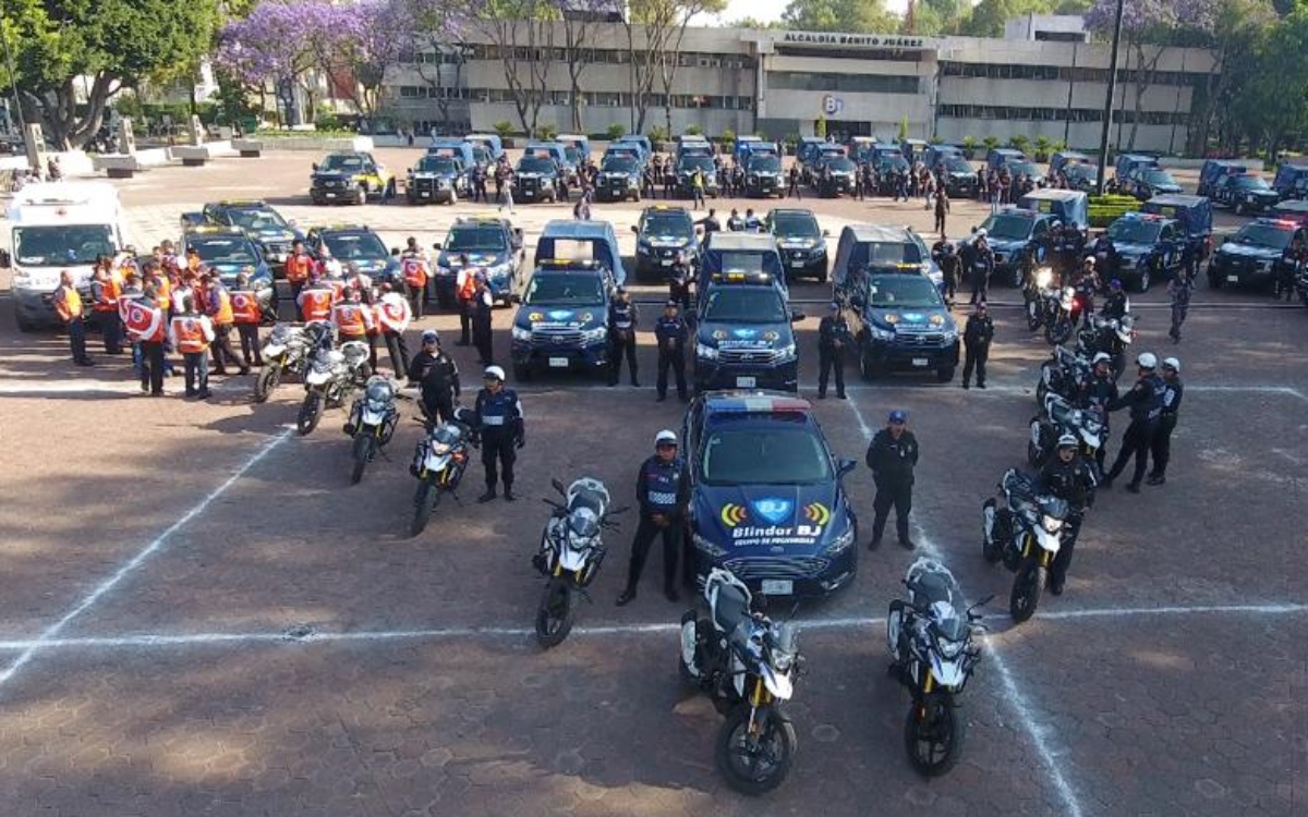 Roban tres motopatrullas a la alcadía Benito Juárez | Video