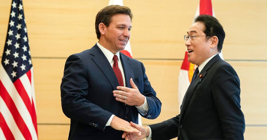Ron DeSantis elogia los lazos entre Estados Unidos y Japón en su visita a Tokio