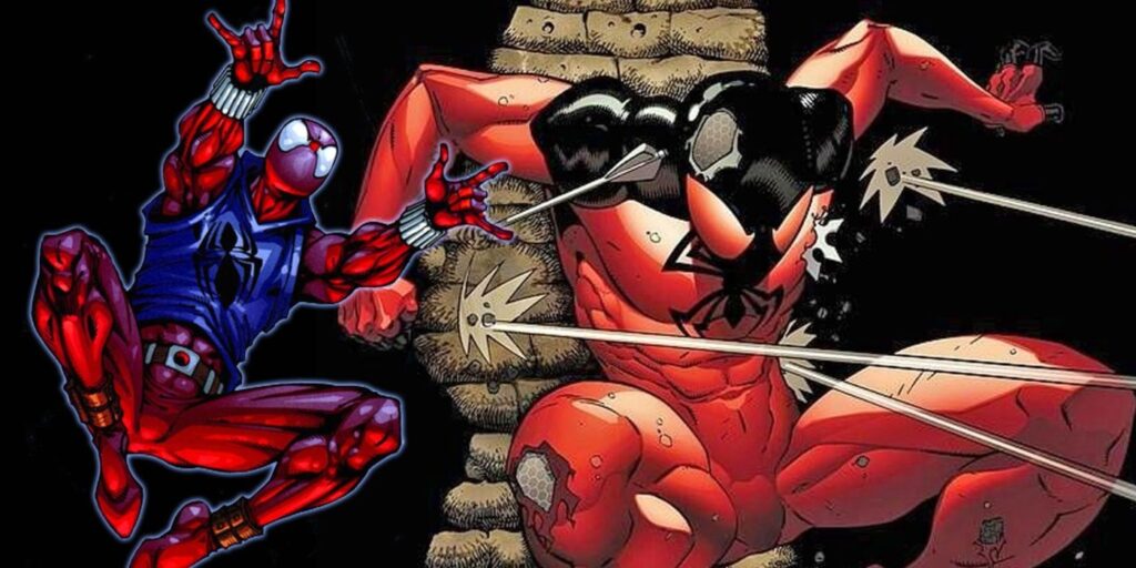Scarlet Spider: Ben Reilly and Kaine Parker.