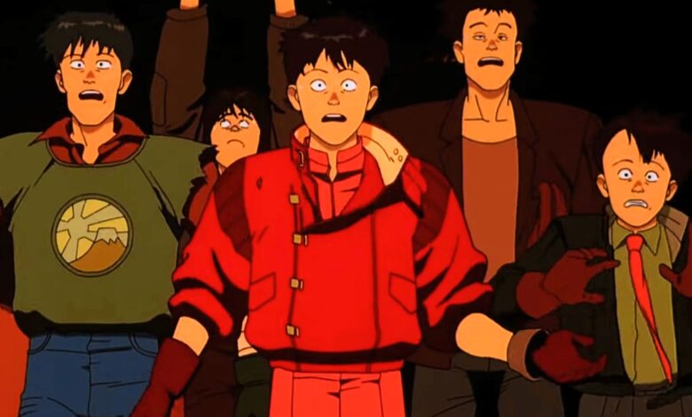 People looking surprised in Akira