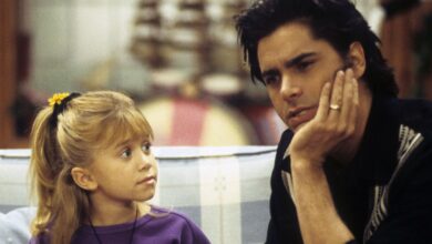 Michelle and Uncle Jesse Full House