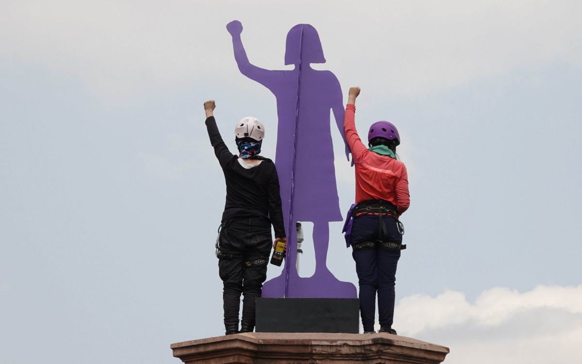 Solicitan amparo para mantener la Glorieta de las Mujeres que Luchan