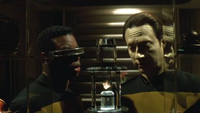 Data &amp; Geordi discuss the emotion chip