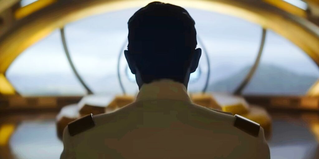 Thrawn from behind in Ahsoka