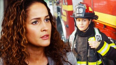 Jaina Lee Ortiz as Andy Herrera in Station 19 season 6, episode 15