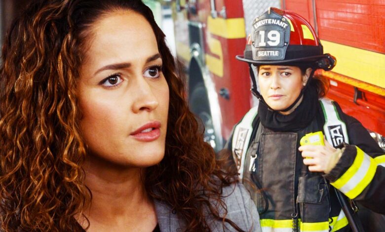 Jaina Lee Ortiz as Andy Herrera in Station 19 season 6, episode 15