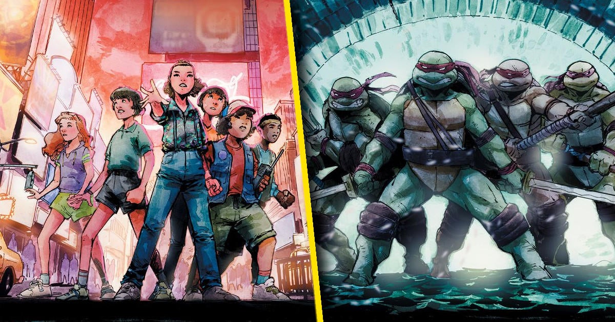 Stranger Things, TMNT Crossover anunciado por IDW y Dark Horse