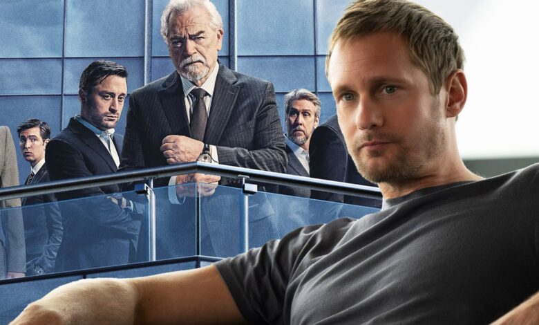 Lukas Matsson and the Succession season 4 poster