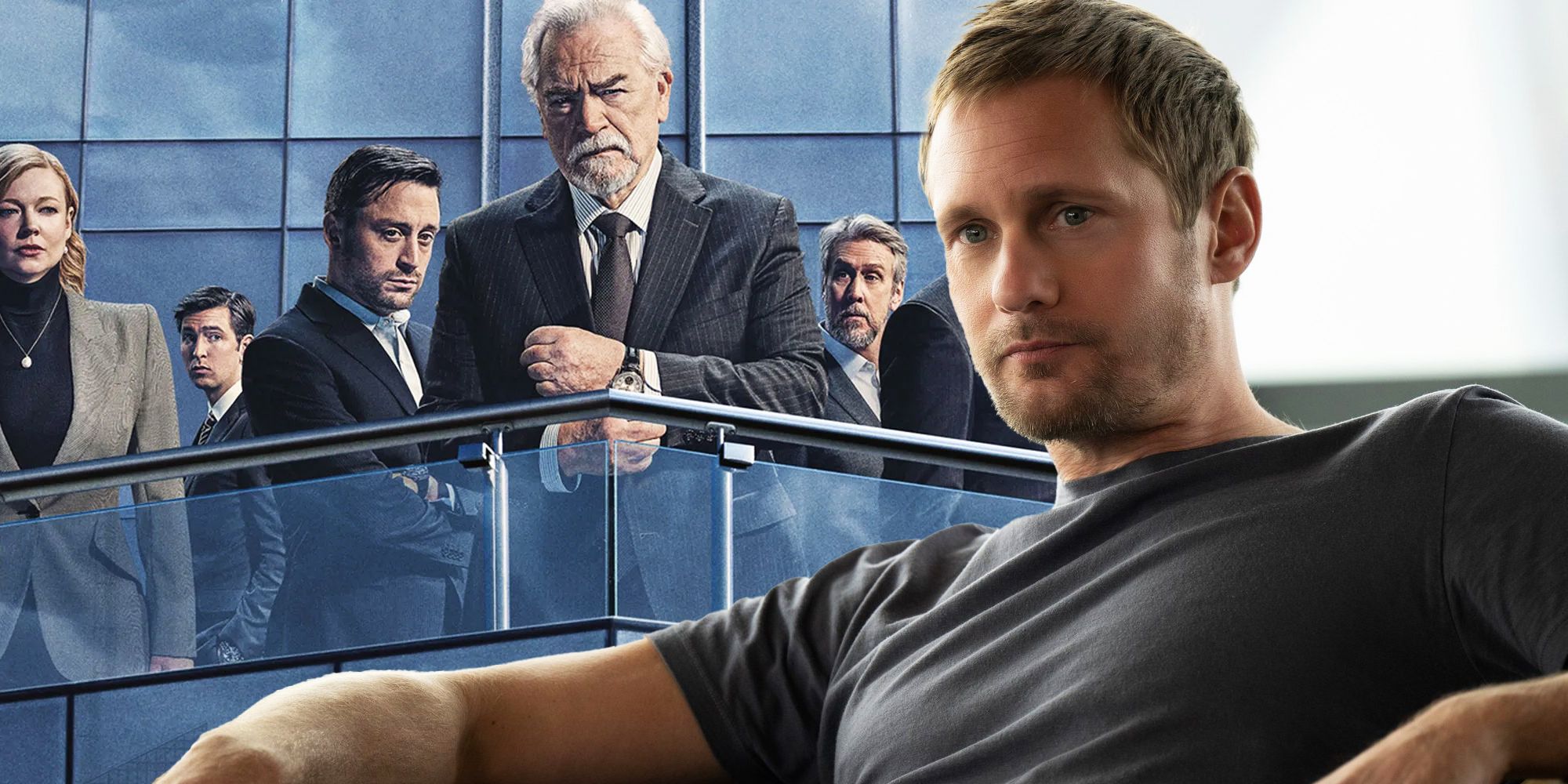 Lukas Matsson and the Succession season 4 poster