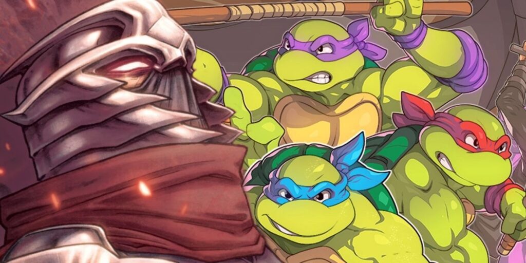 Shredder and the TMNT.