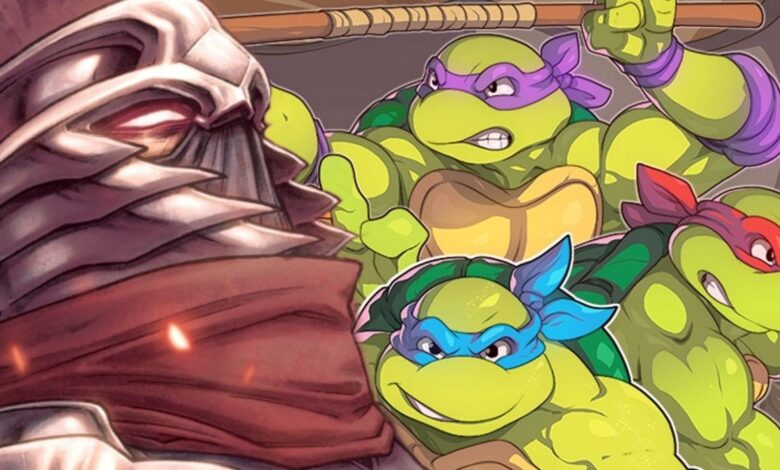 Shredder and the TMNT.