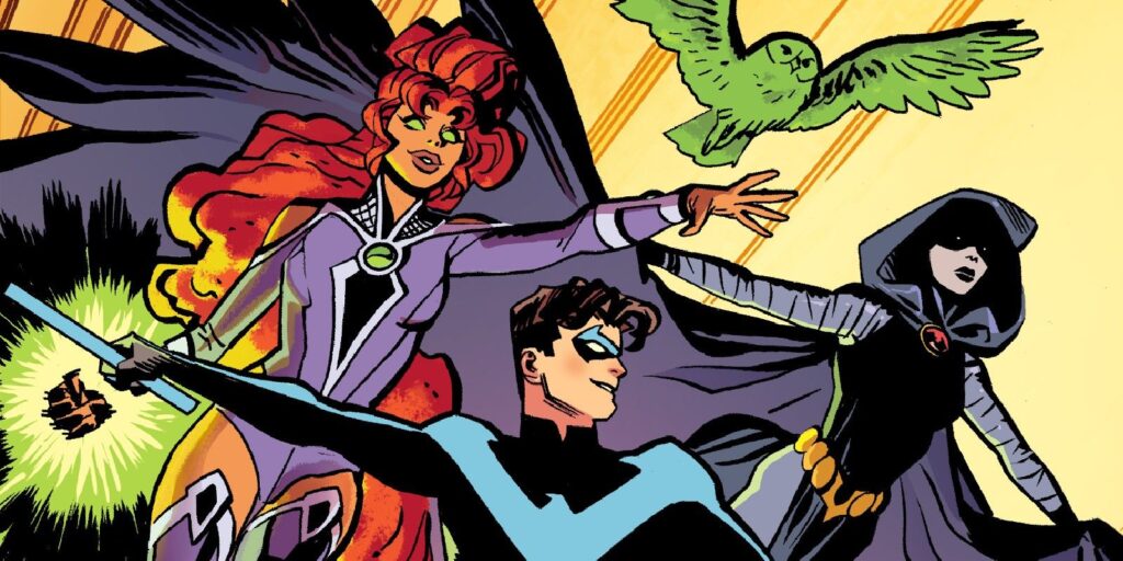 Nightwing Starfire Raven Beast Boy Tales of the Titans Samnee Variant