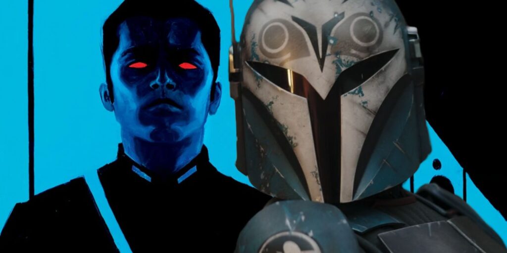 The Mandalorian Thrawn and Bo-Katan Kryze