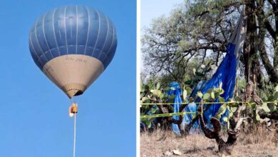 Teotihuacán pide intervención de AFAC por incendio de globo