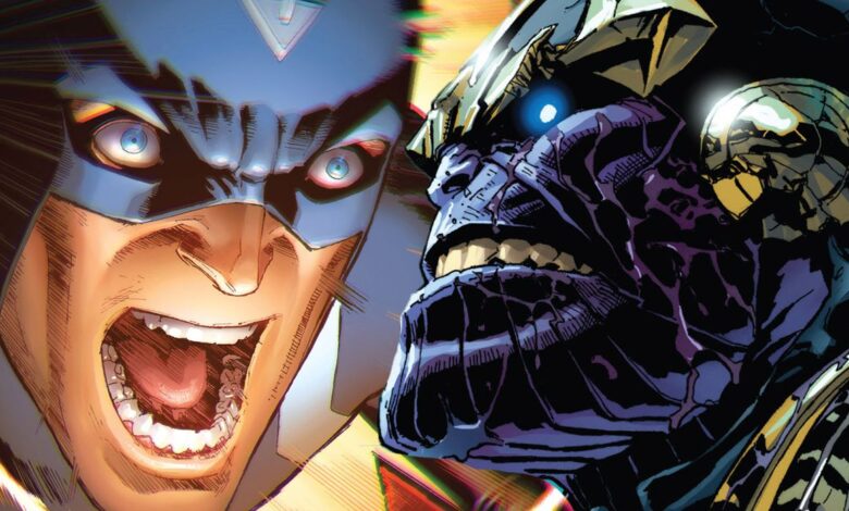 Thanos Black Bolt Fight