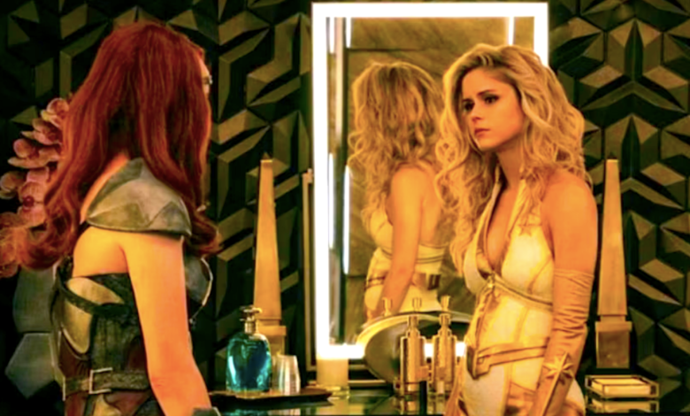 Starlight and Queen Maeve in the bathroom in The Boys season 1