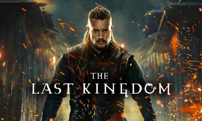 An image of Uhtred looking serious on The Last of Us poster