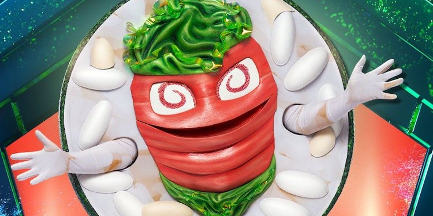 California Roll The Masked Singer with arms outstretched