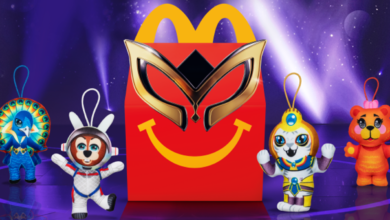 The Masked Singer McDonald's Happy Meal with toys
