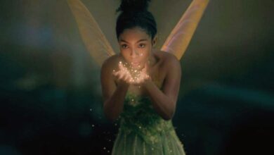 Peter Pan & Wendy Tinker Bell blowing Fairy Dust