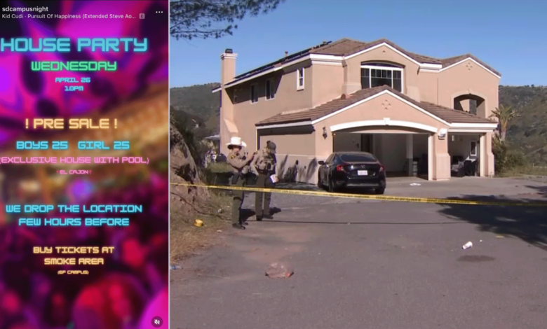 Tiroteo en una fiesta en El Cajón deja dos muertos, informó SDSO