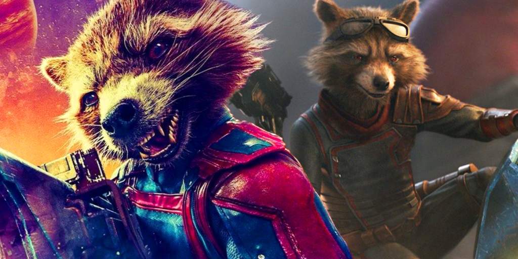 rocket the raccoon in mcu guardians of the galaxy vol 3