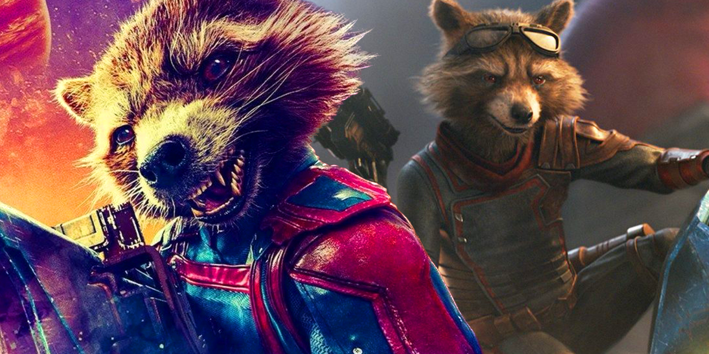 rocket the raccoon in mcu guardians of the galaxy vol 3
