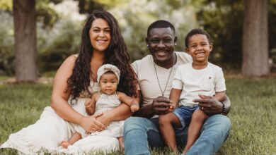 90 Day Fiancé stars Emily Bieberly and Kobe Blaise with kids Scarlett and Koban