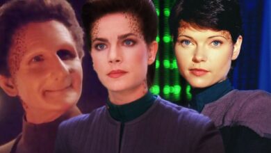 Odo as Curzon Dax, Jadzia Dax, and Ezri Dax in Star Trek: Deep Space Nine