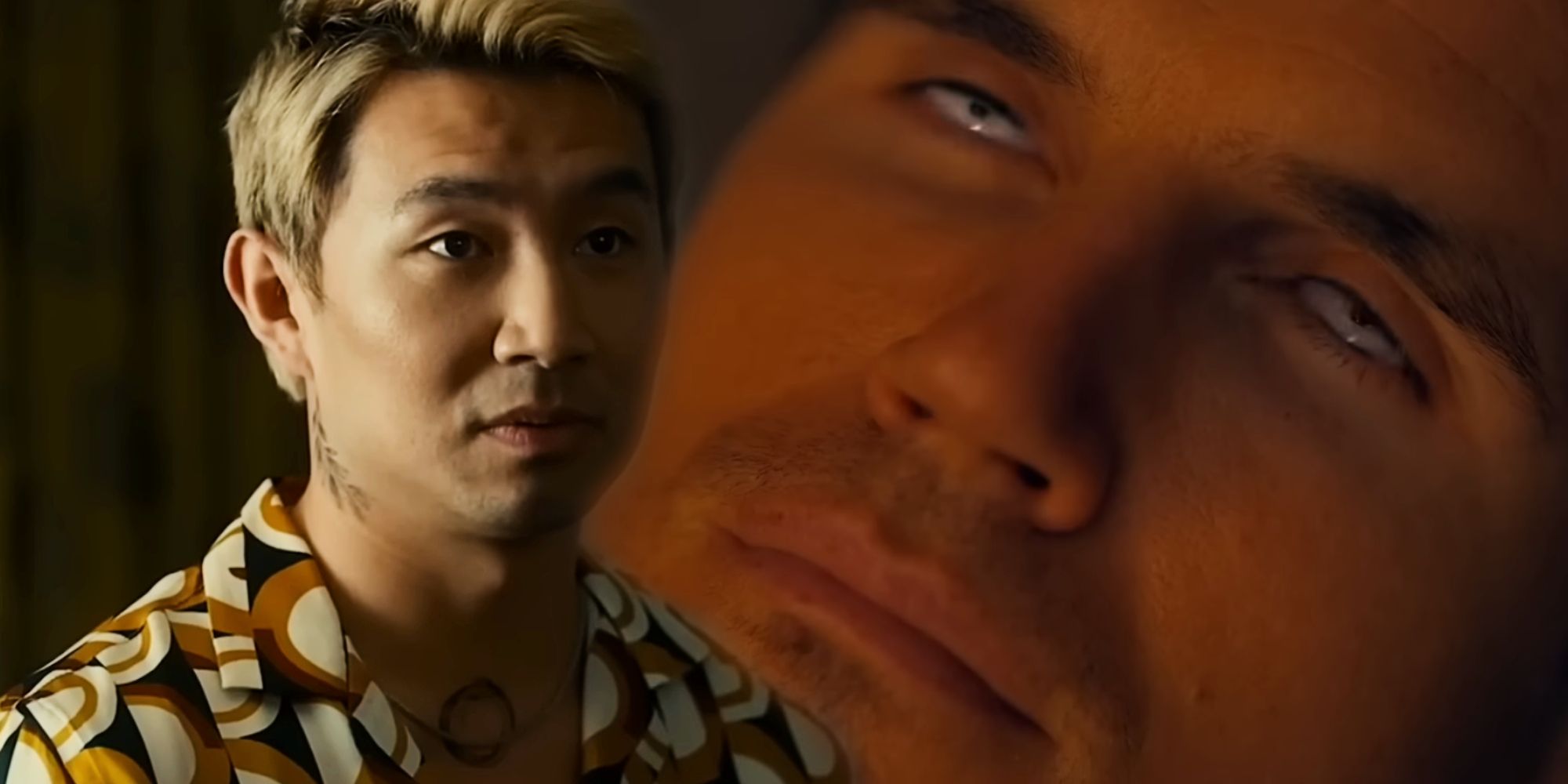 Simu Liu as a hacker and Robbie Amell under experimentation in Simulant