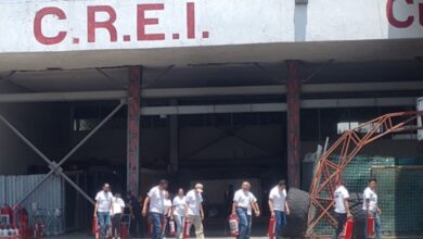 Tras incendio en Cd. Juárez, enseñan a personal del INM a usar extintores