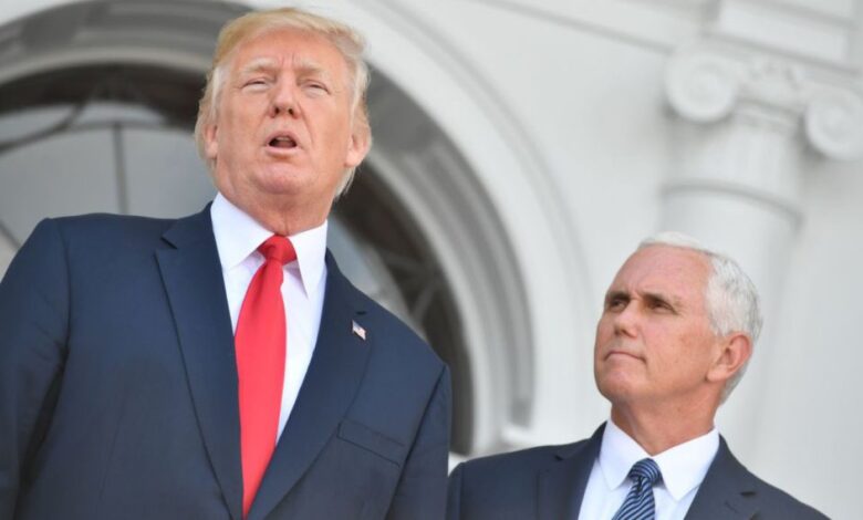 Trump presenta recurso para que Pence no testifique ante jurado por ataque al Capitolio