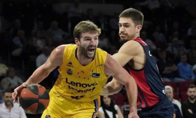 Un Baskonia con resaca europea defiende el liderato en Tenerife
