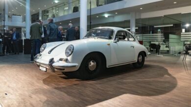 Un Porsche 356 SC de 1964, convertido en obra de arte