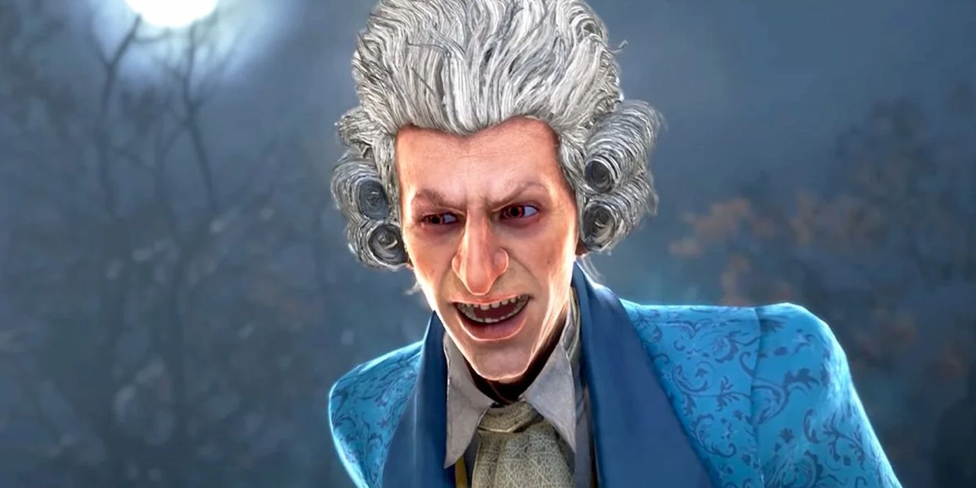 Hogwarts Legacy PS5 Quest, the ghost Fastidio giving the player an evil look